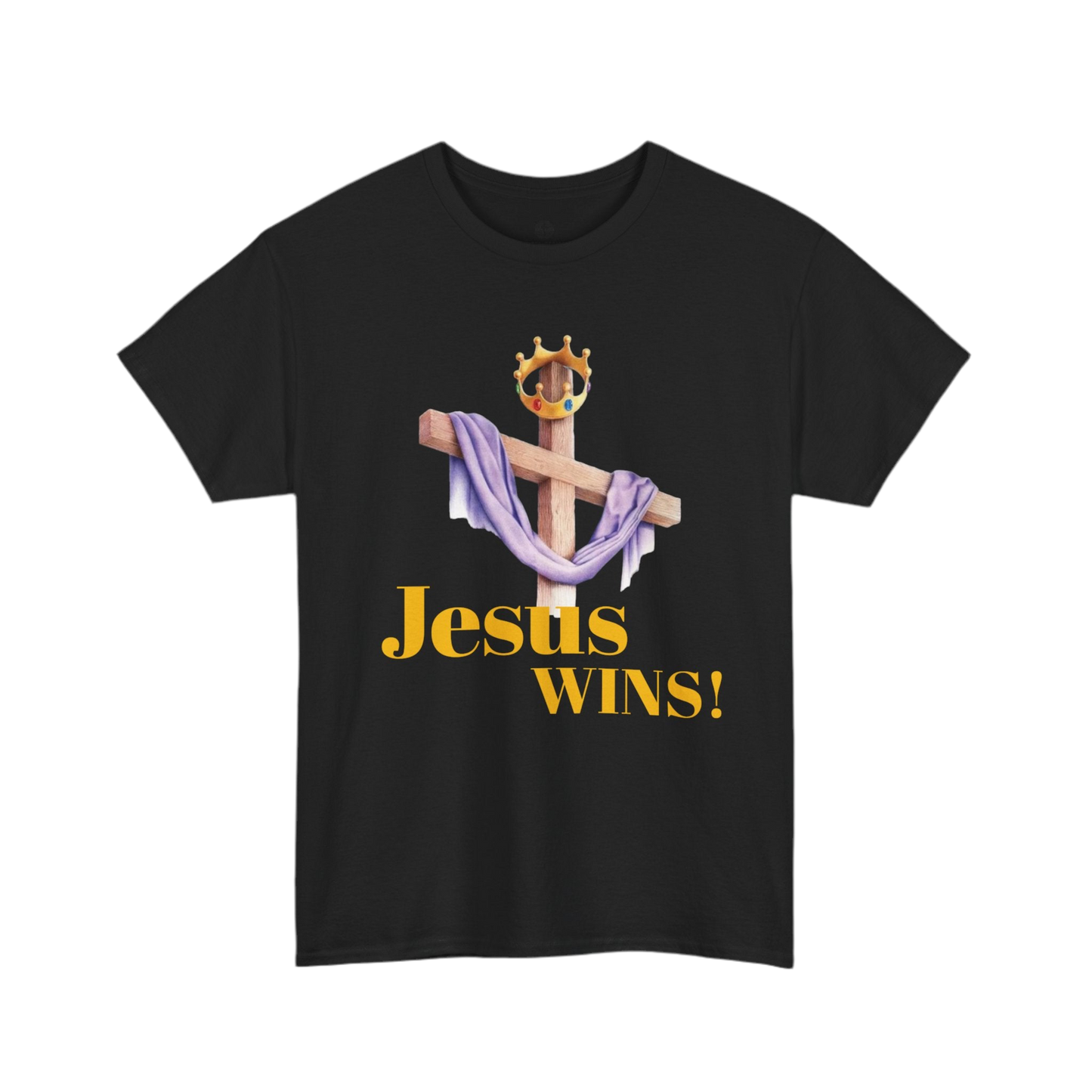 Jesus Wins TEE - Christian Religious Unisex T-Shirt